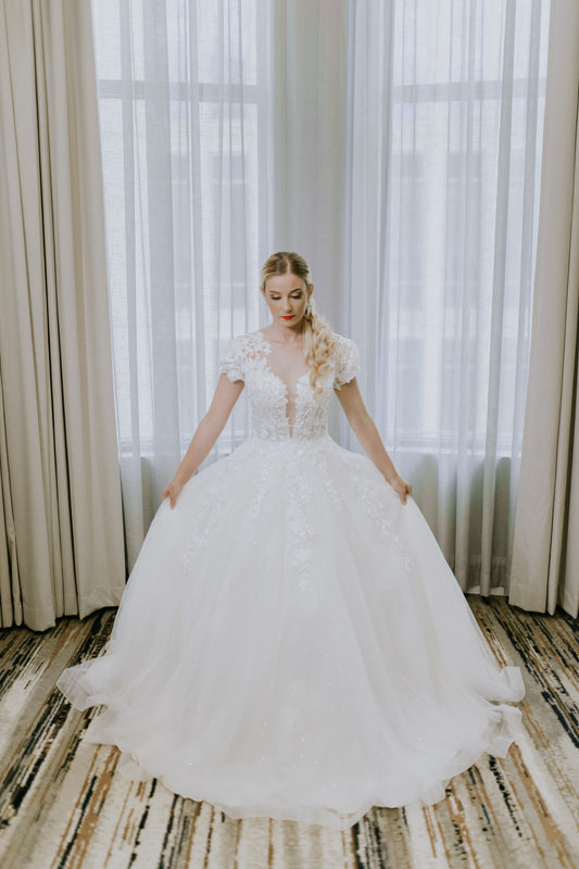 The Casper Tulle/lace Mermaid Wedding Dress