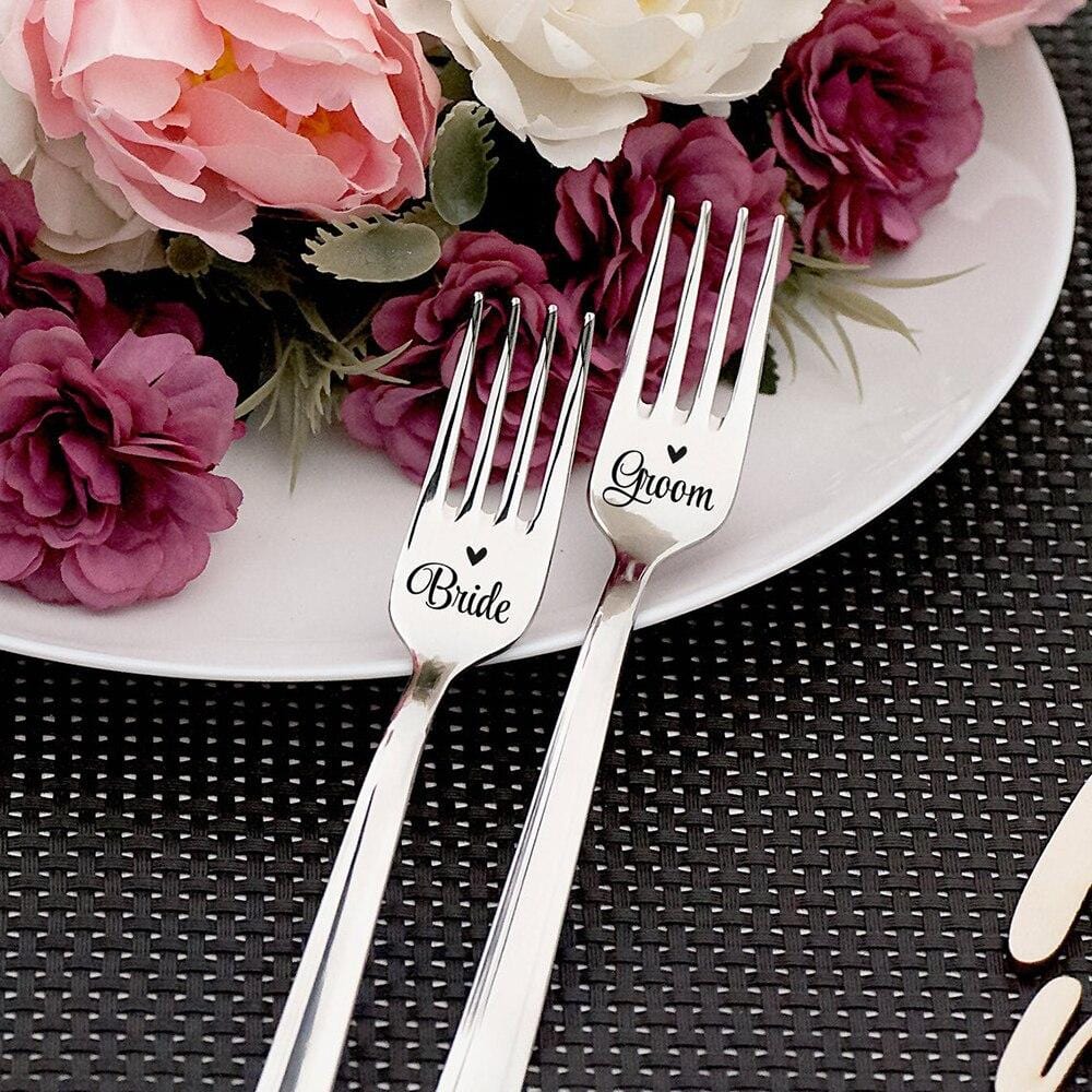 1 Pair Personalized Forks