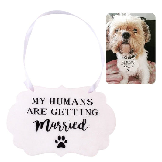 Dog Wedding Sign