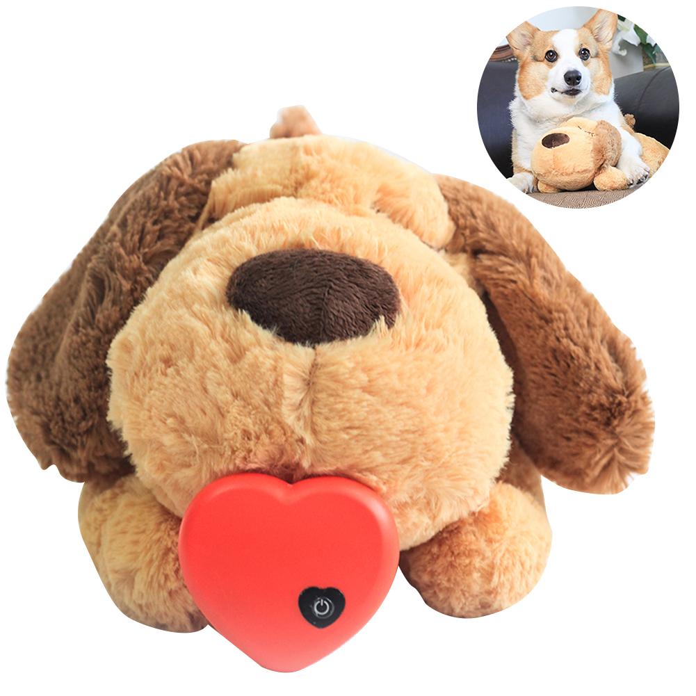 Therapeutic Plush toy with  built in Heart Beat for dogs and cates