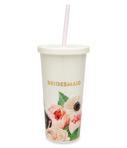 Kate Spade New York Blushing Floral Bridesmaid Tumbler