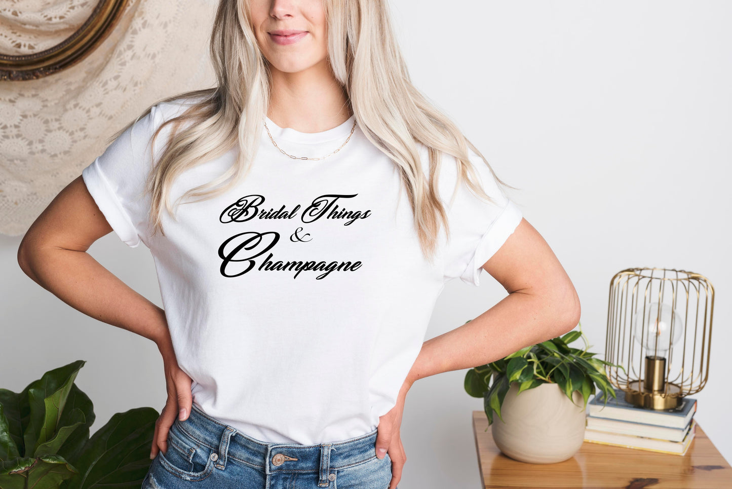 Bridal Things & Champagne Wedding Shirt