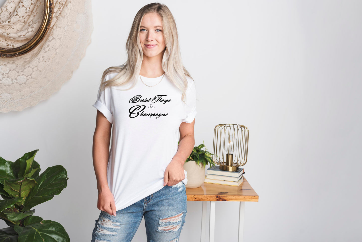 Bridal Things & Champagne Wedding Shirt