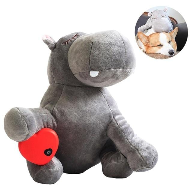 Therapeutic Plush toy with  built in Heart Beat for dogs and cates